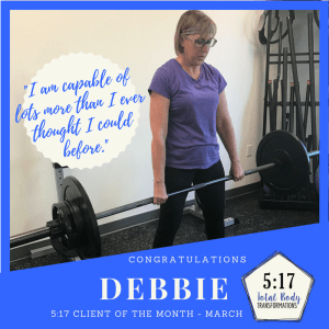 March's Client Of The Month: Debbie