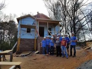 Revolution Students and Families Build a House for a Mom in Need!
