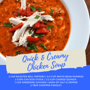Recipe of the Week: Quick & Creamy Chicken Soup
