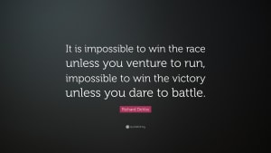 It is impossible to win unless...