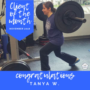 November's Client of the Month: Tanya