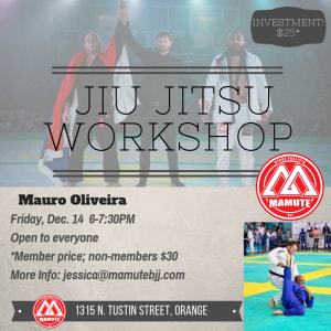 Jiu Jitsu Workshop