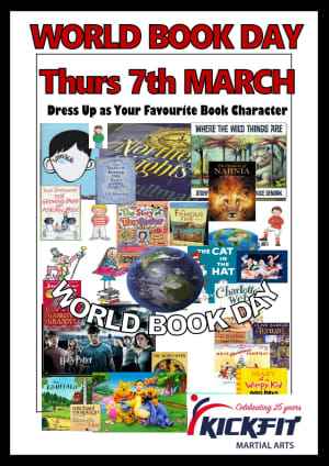 in Reading - KickFit Martial Arts School Reading - World Book Day 7th March