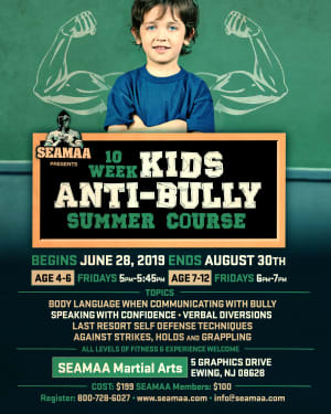 10 Week Kids Anti Bully Summer Course