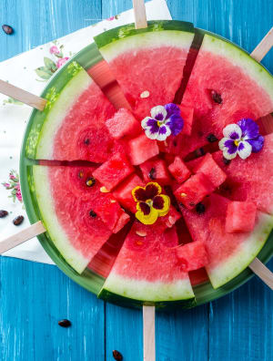 Watermelon Fruit Pizza