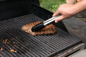 Flank Steak with Watermelon Salad