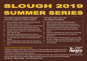 Top Tips for Summer Attendance, Juniors