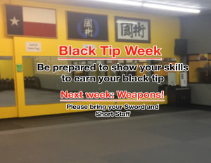 Black Tip Week