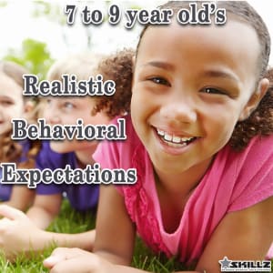 Behavior Expectations for 7 to 9 year olds