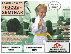 FREE COMMUNITY EVENT - "Focus for Better Grades"