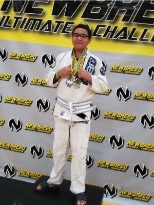Christian Romero is September's Kids Martial Arts Member of the Month