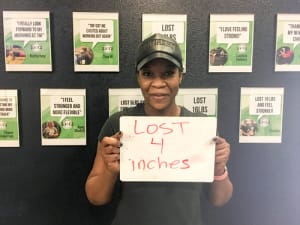 Lost 4 inches