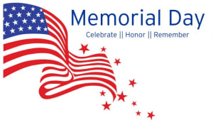 Closed Monday May 30th in Observance of Memorial Day