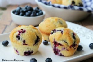Delicious HEALTHY Blueberry Muffin Recipe