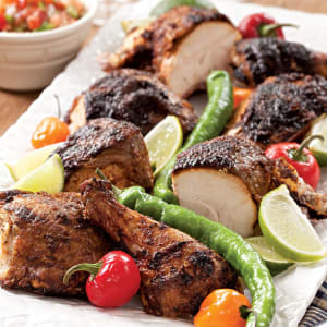 Butterflied Grilled Chicken with a Chile-Lime Rub