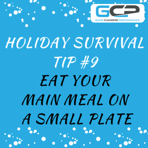 Holiday Nutrition Survival Guide Tip #9: Eat Your Main Meal on a Small Plate