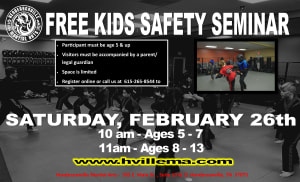 Don't miss our Kids Safety Seminar on Saturday, February 26th