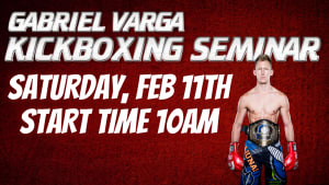 6X World Champion Gabriel Varga Kickboxing Seminar