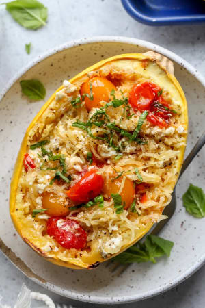 Baked Feta Spaghetti Squash