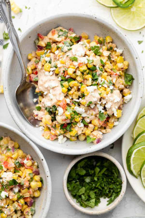 Healthy Mexican Street Corn Salad
