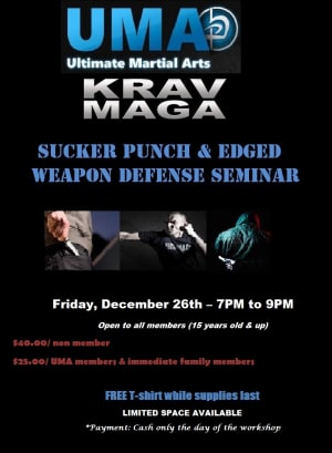 Krav Maga Chicago Seminar Tonight