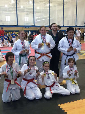 Franklin Martial Arts Taekwondo Students Win Medals at TKD Tournament - Bellingham MA