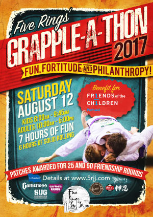 2nd Annual Grapple-a-Thon: Saturday, August 12, 2017