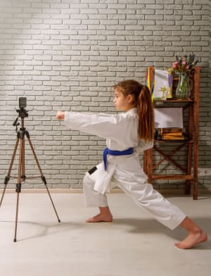 SETTING UP A SPACE AT HOME FOR YOUR CHILD TO PRACTICE KARATE