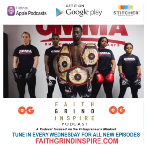 Sensei Mark O'Mard from OMMA Karate gets interviewed by Dr Jean Alerte. Download podcast Faith, Grind, Inspire to listen in. Episode 8.