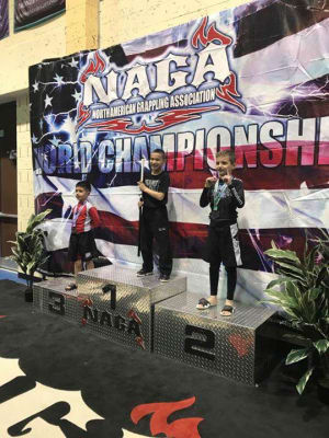 Congratulations...C.C. Wins Gi and No-Gi at the NAGA Competition