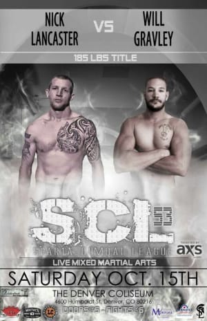 Nick Lancaster will be fighting for SCL 10/15 live at the Denver Coliseum!