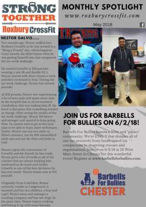 May Monthly Member Spotlight- Nestor Galvis