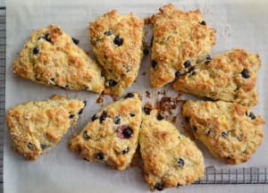 Recipe: Blueberry Protein Scones