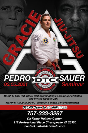 Master Pedro Sauer is coming to DTC March 6, 2021