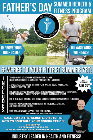 Calling All Dads! 6-Week Father's Day Summer Health and Fitness Program