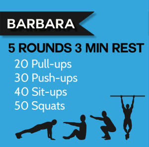 CrossFit WOD "Barbara" For The Leaderboard!