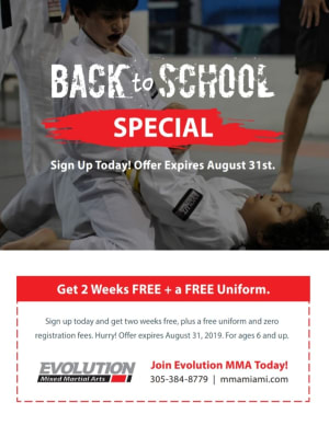 Get 2 FREE weeks with our back to school special!