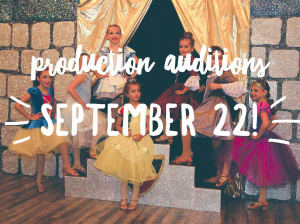 Production Auditions September 22