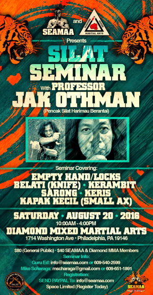 SILAT SEMINAR with PROFESSOR JAK OTHMAN (August 20th)