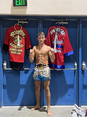 Cade Albracht wins IKF welterweight Title