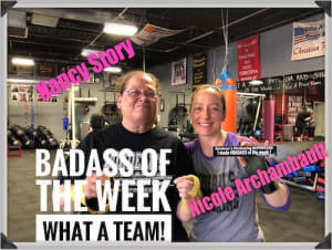 Rondeau's Kickboxing BadAss of the Week - Nancy and Nicole