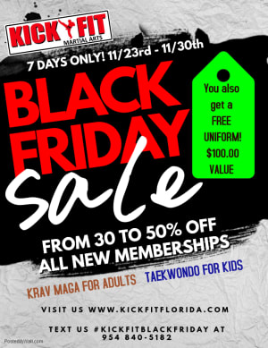 BLACK FRIDAY MEMBERSHIP DEAL !!! 7 DAYS ONLY! Cooper City / Davie / Weston