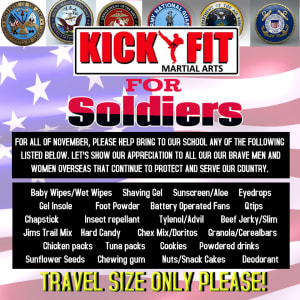 Taekwondo and Krav Maga School in Cooper City / Davie Supports the Troops