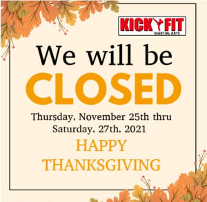 Thanksgiving Schedule