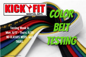 Kickfit Martial Arts Testing June 2019 - Cooper City / Davie / Pembroke Pines