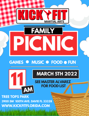 Kickfit Taekwondo - Krav Maga Family Picnic in Cooper City / Davie