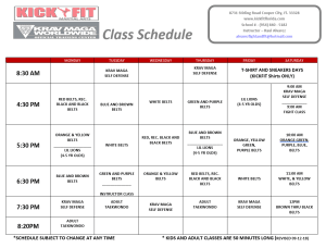 NOW ACCEPTING NEW STUDENTS IN COOPER CITY - NEW CLASS SCHEDULE!!