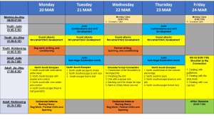 Mad Science notes and lesson plan for 20 - 24 March 2023