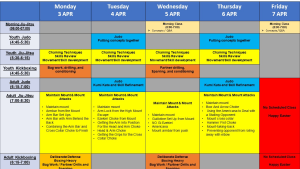 Mad Science notes and lesson plan for 3-7 April 2023