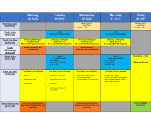 Mad Science Lesson Plan 28 August - 1 September 2023